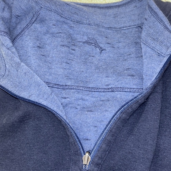 Tommy Bahama Reversible Half Zip - Picture 3 of 3
